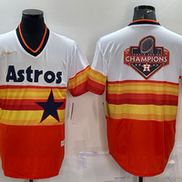 Men's Houston Astros White Home Cooperstown Collection Team Jersey1