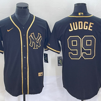 Men's New York Yankees Aaron Judge #99 Black Stitched Jersey1