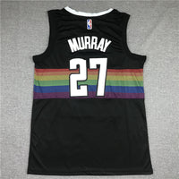 Men's Denver Nuggets Jamal Murray #27 NBA Black Player Jersey1