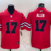 Josh Allen #17 Buffalo Bills Red Game Jersey - JerseysFreak