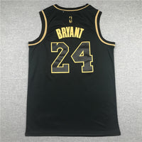 Men's Los Angeles Lakers Kobe Bryant #24 NBA Black Swingman Player Jersey1