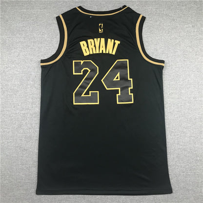 Men's Los Angeles Lakers Kobe Bryant #24 NBA Black Swingman Player Jersey1