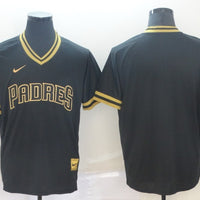 Men's San Diego Padres Black Cooperstown Collection Blank Jersey1
