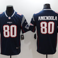 Men's New England Patriots Danny Amendola #80 Navy Game Jersey1