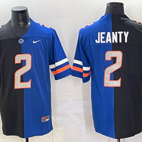 Men's Las Vegas Raiders Ashton Jeanty #2 Black/Blue Game Jersey