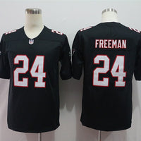 Men's Atlanta Falcons Devonta Freeman #24 Black Game Jersey1