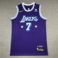 Men's Los Angeles Lakers Carmelo Anthony Purple Swingman Jersey1 - City Edition