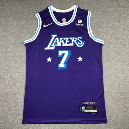Men's Los Angeles Lakers Carmelo Anthony Purple Swingman Jersey1 - City Edition