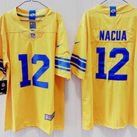 Men's Los Angeles Rams Puka Nacua #12 Classic Sol Game Jersey