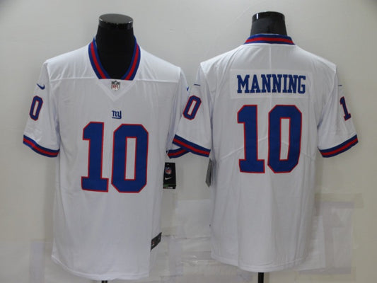 Men's New York Giants Eli Manning #10 White Game Jersey2
