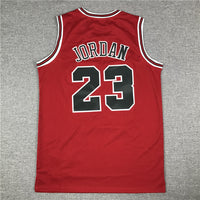 Men's Chicago Bulls Michael Jordan Red 1997-98 Classics Rookie Authentic Jersey1