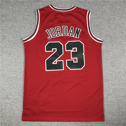 Men's Chicago Bulls Michael Jordan Red 1997-98 Classics Rookie Authentic Jersey1