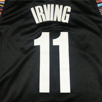 Men's Brooklyn Nets Kyrie Irving #11 Black Swingman Jersey1 - City Edition