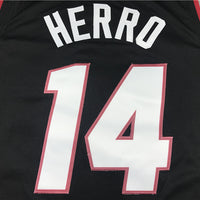 Men's Miami Heat Tyler Herro #14 Black 2022/23 Fast Break Replica Jersey1 - Icon Edition