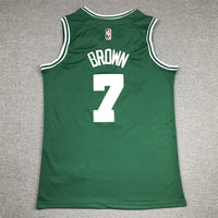 Men's Boston Celtics Jaylen Brown #7 Green 2022/23 Swingman Jersey1 - Icon Edition