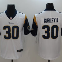 Men's Los Angeles Rams Todd Gurley II #30 White Game Jersey1