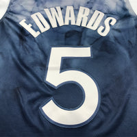 Men's Minnesota Timberwolves Anthony Edwards #5 Blue 2023/24 Swingman Jersey1 - City Edition