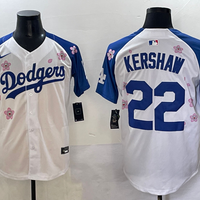 Men's Los Angeles Dodgers Clayton Kershaw #22 White Alternate Limited Player Jersey
