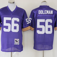 Men's Minnesota Vikings Chris Doleman Mitchell & Ness Purple Legacy Replica Jersey1