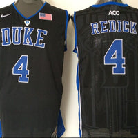 Men's Duke Blue Devils J.J Redick #4 Black Game Jersey
