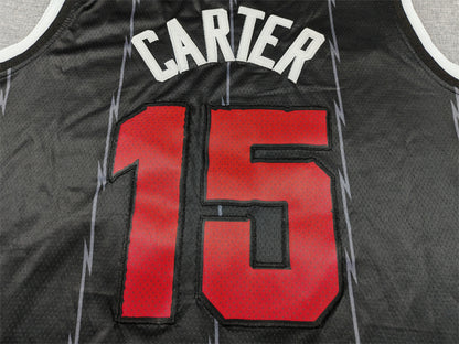 Men's Toronto Raptors Vince Carter #15 Black 2025/26 Swingman Jersey - City Edition