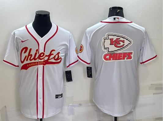 Men's Kansas City Chiefs White Game Jersey1