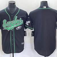 Men's Philadelphia Eagles Black Blank Jersey1