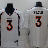 Men's Denver Broncos Russell Wilson #3 White Game Jersey1