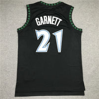 Men's Minnesota Timberwolves Kevin Garnett #21 Hardwood Classics Swingman Jersey1
