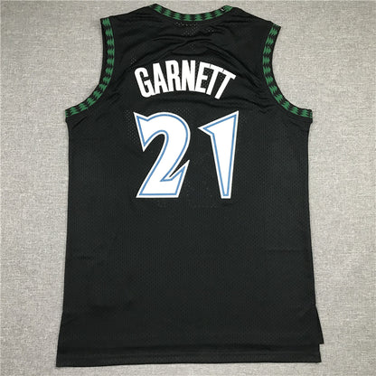 Men's Minnesota Timberwolves Kevin Garnett #21 Hardwood Classics Swingman Jersey1