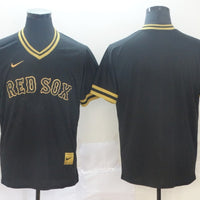 Men's Boston Red Sox Black Blank Jersey1