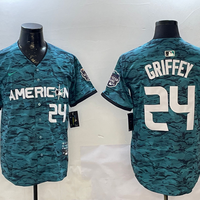 Men's American League Ken Griffey Jr. #24 Teal 2023 MLB All-Star Game Limited Player Jersey1