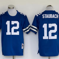 Men's Dallas Cowboys Roger Staubach Mitchell & Ness Blue Legacy Replica Jersey1
