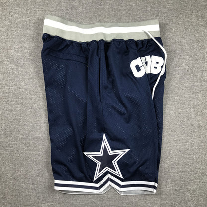 Men's Dallas Cowboys Navy Pocket Shorts1