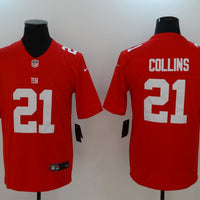 Men's New York Giants Landon Collins #21 Red Game Jersey1