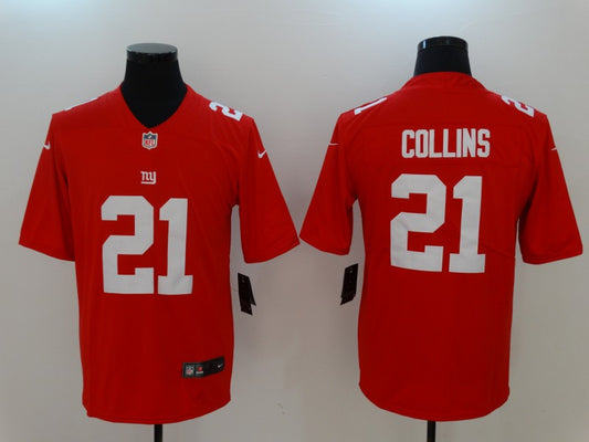 Men's New York Giants Landon Collins #21 Red Game Jersey1
