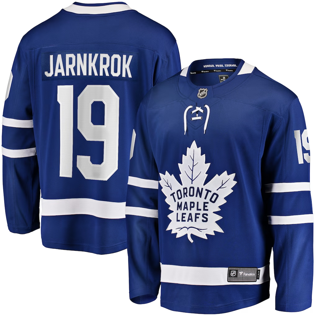 Men's Toronto Maple Leafs Calle Jarnkrok #19 Fanatics Blue Home Breakaway Player Jersey
