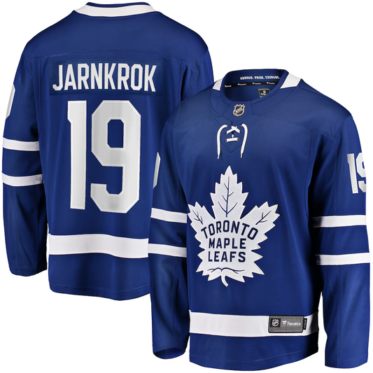 Men's Toronto Maple Leafs Calle Jarnkrok #19 Fanatics Blue Home Breakaway Player Jersey