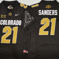Men's Colorado Buffaloes Shilo Sanders #21 Black Game Jersey
