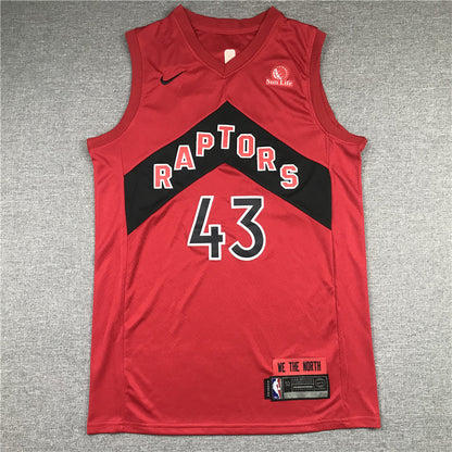 Men's Toronto Raptors Pascal Siakam Red 2021/22 Diamond Swingman Jersey1