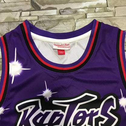 Men's Toronto Raptors Vince Carter Purple Hardwood Classics Swingman Jersey1