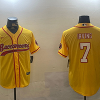 Men's Tampa Bay Buccaneers Bucky Irving #7 Yellow Game Jersey1