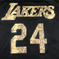 Men's Los Angeles Lakers Kobe Bryant #24 Black Swingman Player Jersey1