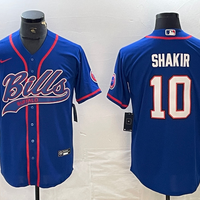 Men's Buffalo Bills Khalil Shakir #10 Royal Player Jersey1 Joint Edition