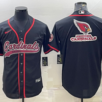 Men's Arizona Cardinals Black Game Jersey1