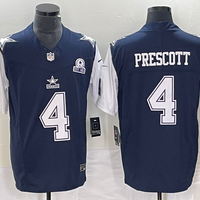 Men's Dallas Cowboys Dak Prescott #4 Navy Legend Player Jersey1