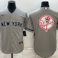 Men's New York Yankees Gray Replica Team Jersey1