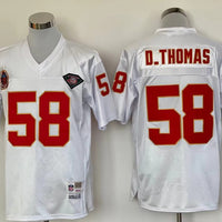 Derrick Thomas Kansas City Chiefs Mitchell Ness White Legacy Replica Jersey - JerseysFreak