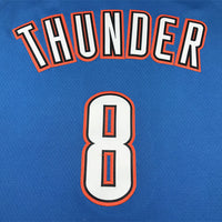 Men's Oklahoma City Thunder Jalen Williams #8 Blue Swingman Jersey1 - Icon Edition