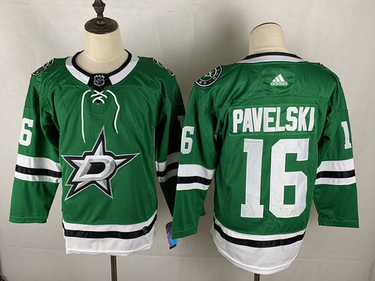 Men's Dallas Stars Joe Pavelski #16 Kelly Green Breakaway Home Player Jersey1